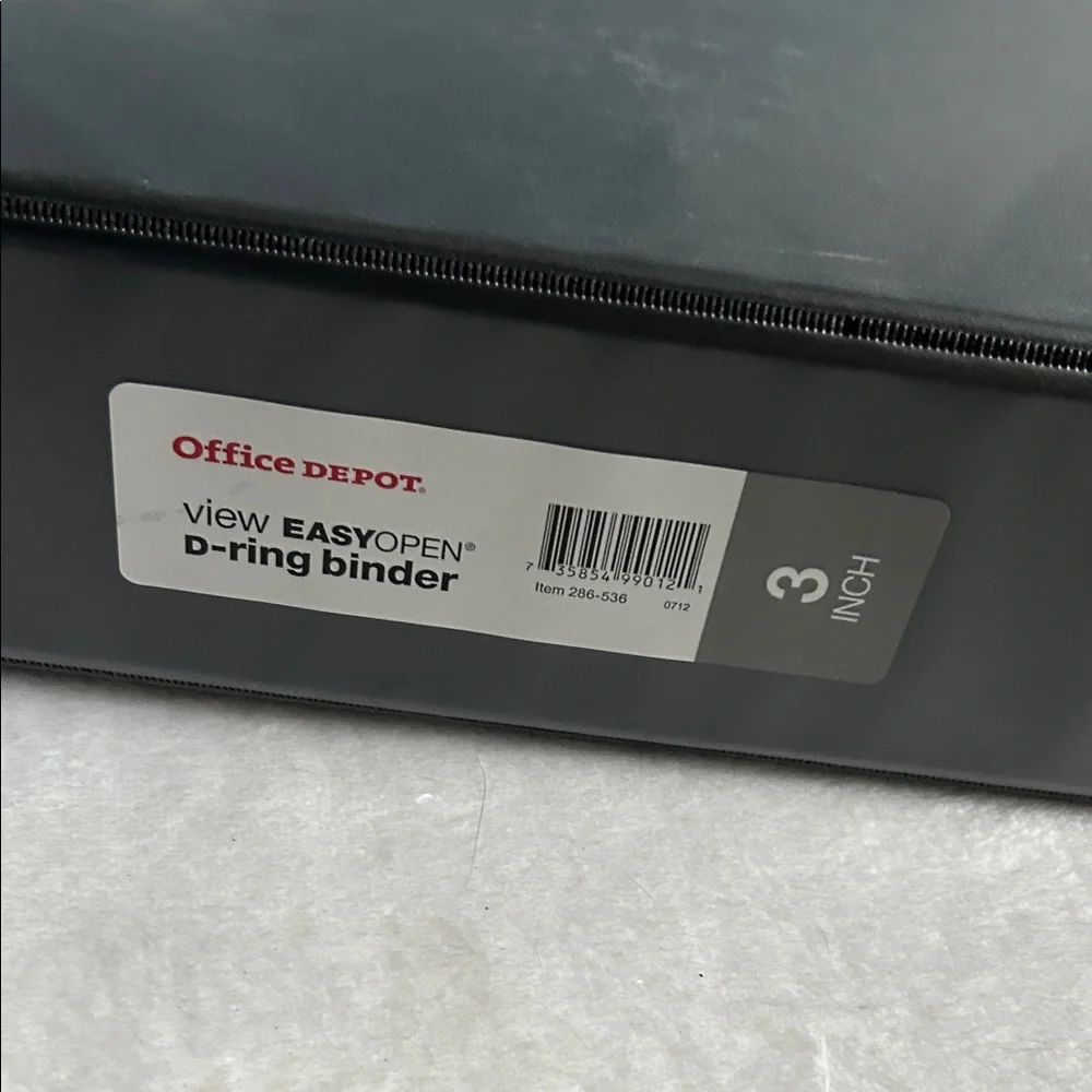 Black 3” Binder